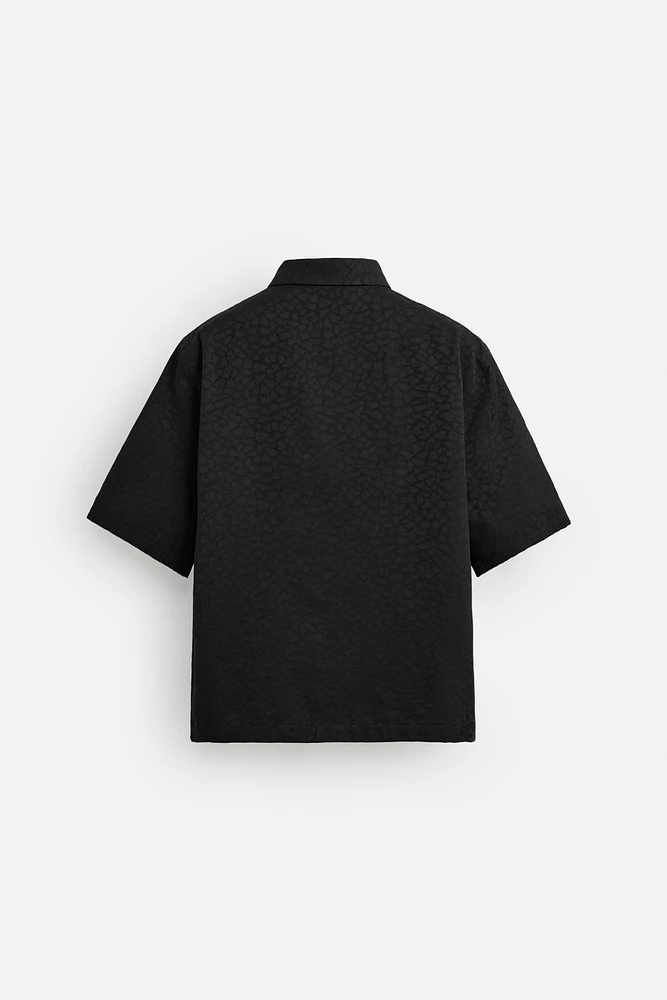 ANIMAL JACQUARD SHIRT
