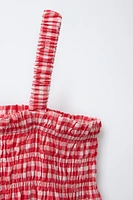 GINGHAM DRESS