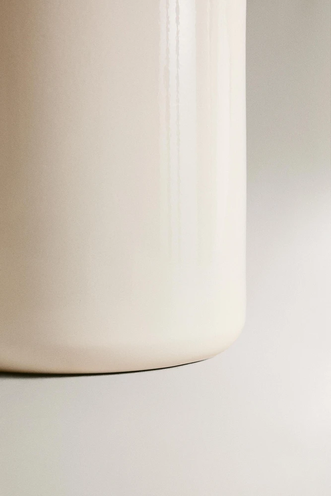 LARGE ENAMELED PET TREATS JAR