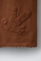 CROCHET STITCH BIRD T-SHIRT