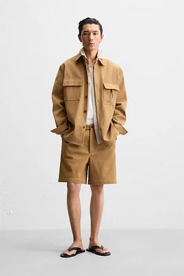 FAUX SUEDE SHIRT