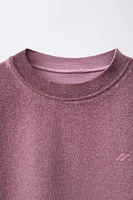 T-SHIRT TEINT EN PIÈCE AVEC LOGO