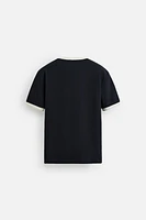 GUITARRICADELAFUENTE RIB TEXT T-SHIRT