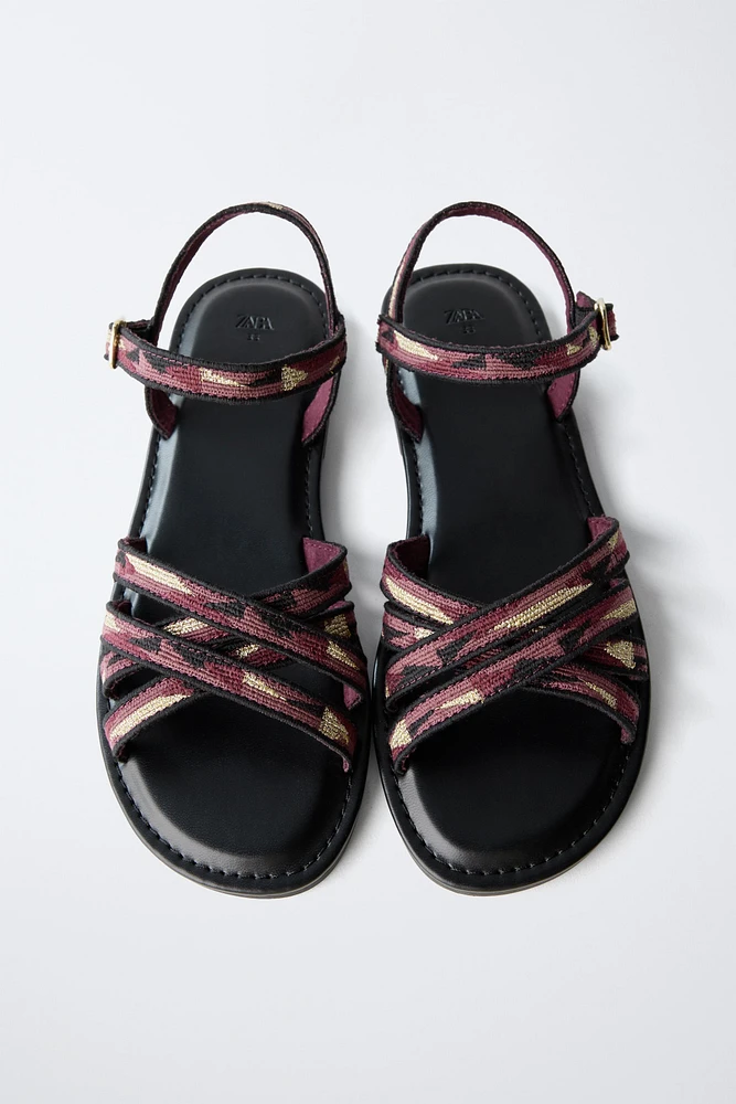 PRINTED SANDALS