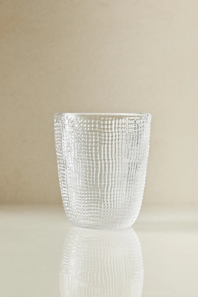 VERRE RELIEF VERRE RECYCLABLE