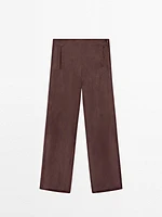 Flowing barrel fit co-ord trousers