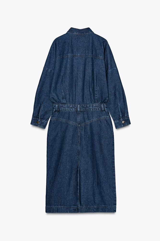 ROBE MI-LONGUE EN DENIM ZW COLLECTION