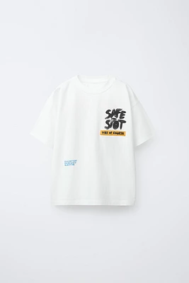 GRAFFITI PRINT T-SHIRT