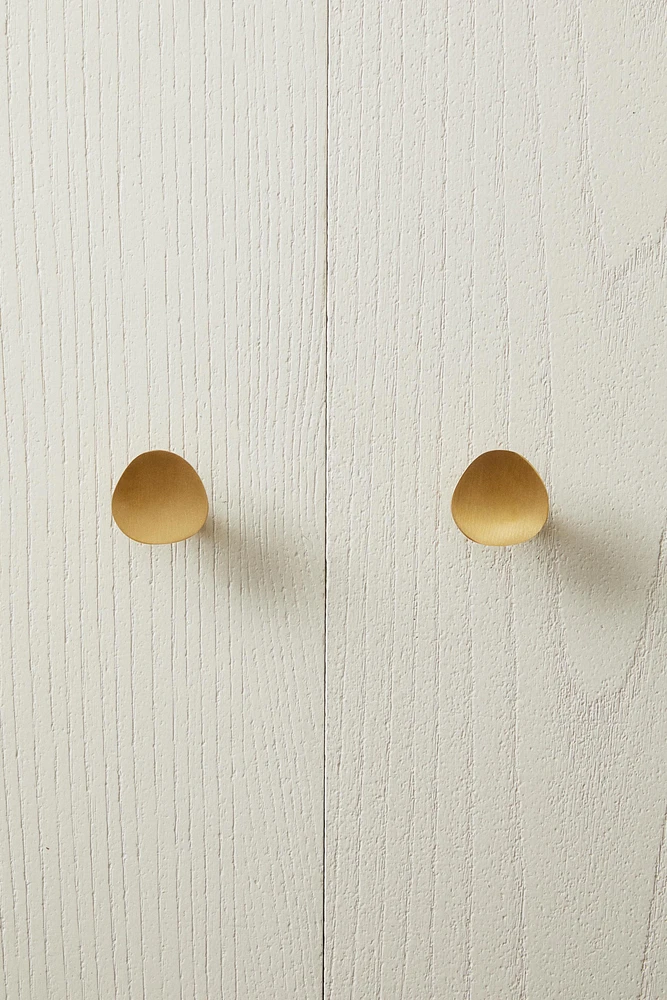 LOT BOUTONS DE PORTE LAITON (LOT DE 2)