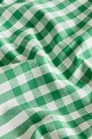 SET OF CHECK DYED COTTON NAPKINS