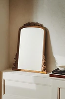 GOLDEN WOODEN WALL MIRROR