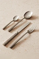 ENSEMBLE COUVERTS 4 PIÈCES ACIER FORGÉ