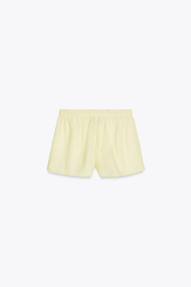 GAUZE PAJAMA SHORTS