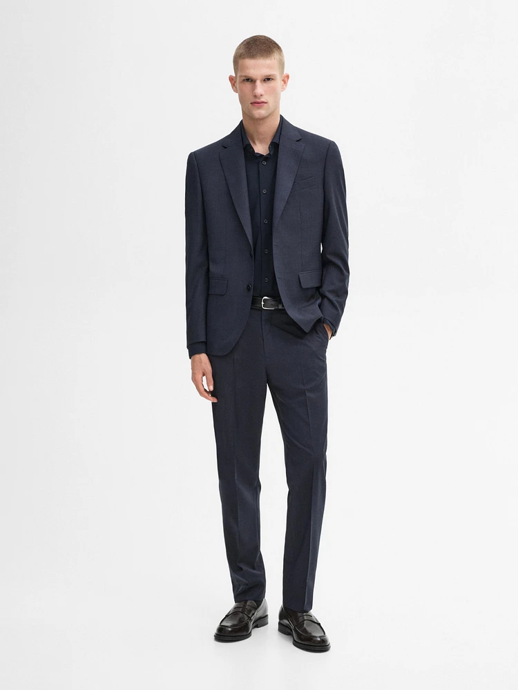 Pantalon de costume 100 % laine