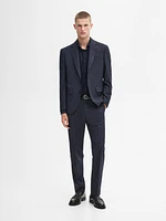 Pantalon de costume 100 % laine