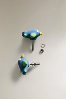 LOT BOUTONS DE PORTE ENFANTS AVION (LOT DE 2)
