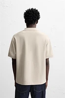 TEXTURED ZIPPER JACKET