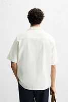 RELAXED FIT EMBROIDERED SHIRT