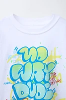 GRAFFITI PRINT T-SHIRT