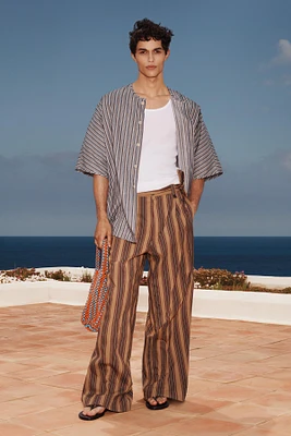 PANTALON RAYÉ CEINTURE LIMITED EDITION