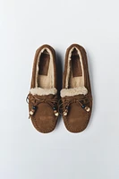 MOCASSINS EN CUIR VELOURS ÉDITION LIMITÉE