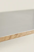 BOOKCASE WITH STEEL SHELVES