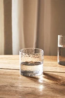 VERRE EN VERRE RECYCLABLE MARTELÉ