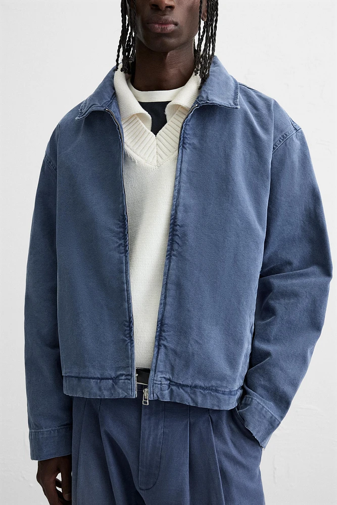 WASHED CANVAS JACKET
