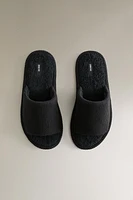 OPEN TERRYCLOTH BATHROOM SLIPPERS