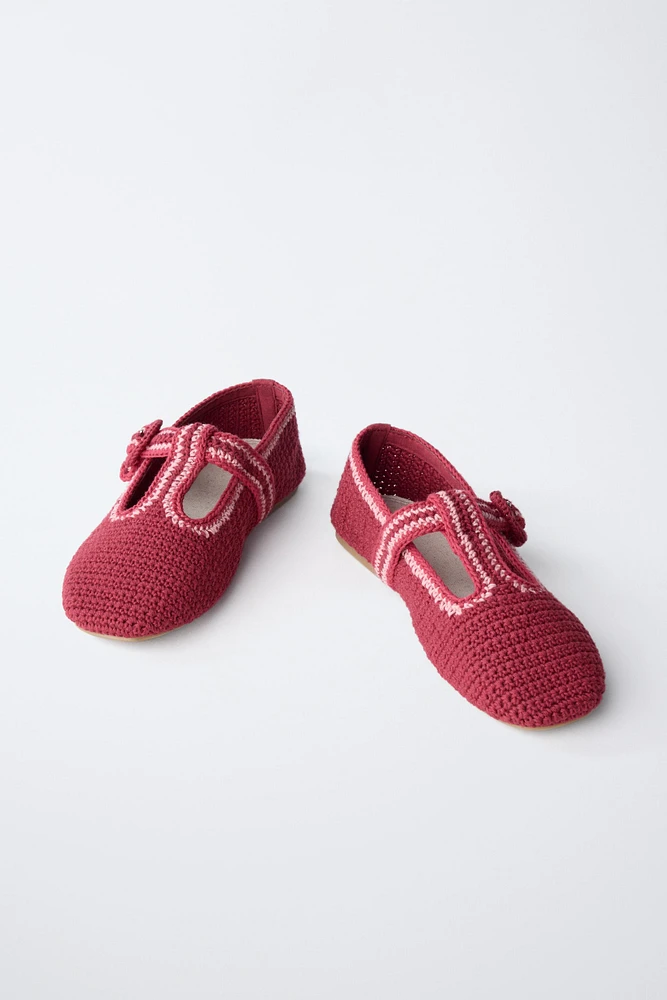 BALLERINES EN T CROCHET