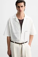 LACE RELAXED FIT SHIRT