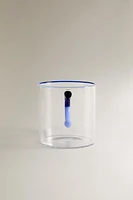 TASSE BOROSILICATE POIGNÉE COULEURS