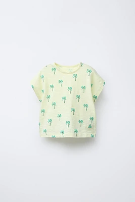 PALM TREE PRINT T-SHIRT