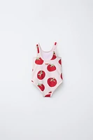 2-6 YEARS/ TOMATO SWIMSUIT