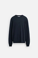 COTTON - LINEN BLEND SWEATER