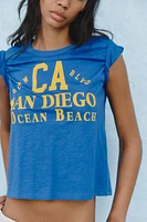 FLAME TEXT T-SHIRT
