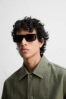 WASHED CANVAS OVERSHIRT