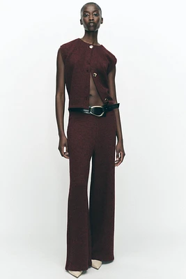 PANTALON LARGE TEXTURÉ