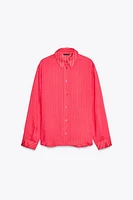 WOVEN STRIPE SHIRT