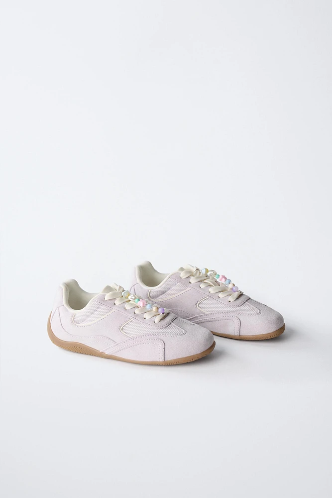 BEADED CLIP SNEAKERS
