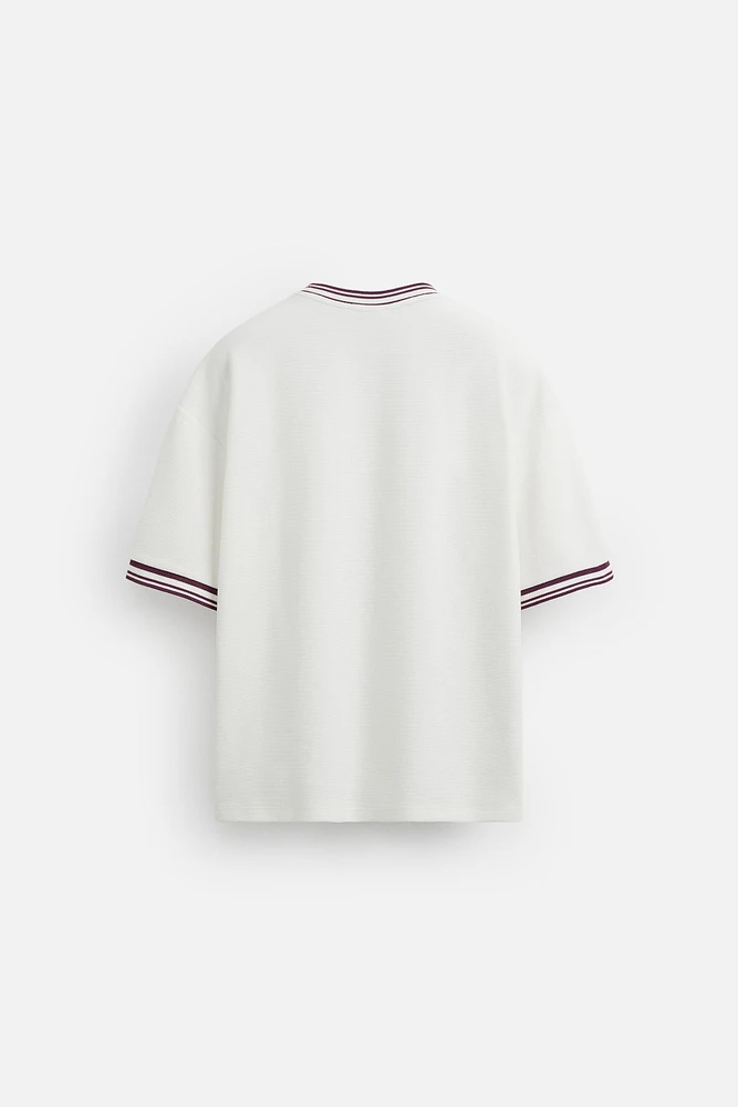 RETRO FOOTBALL STRUCTURE T-SHIRT