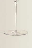 BLOWN CRYSTALLINE WINE GLASS