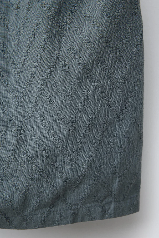 JACQUARD TEXTURE SHORTS