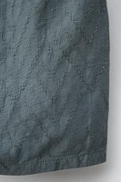 JACQUARD TEXTURE SHORTS