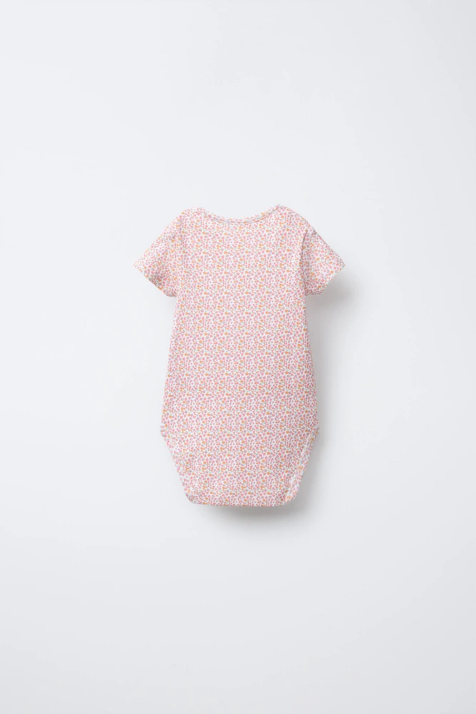 LOT DE CINQ BODYS PATCHWORK