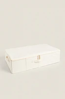 FOLDABLE STORAGE BOX WITH LID