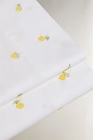 MIMOSA PRINT COTTON FLAT SHEET