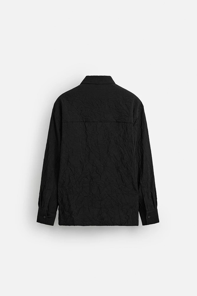WRINKLED LOOK SHIRT
