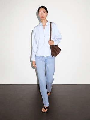 100% cotton poplin shirt