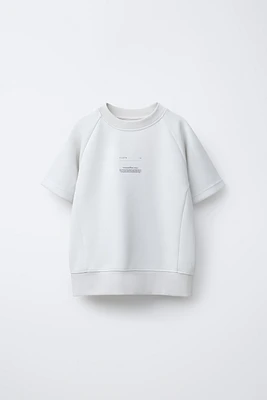 SWEAT MANCHES COURTES SPORTIF